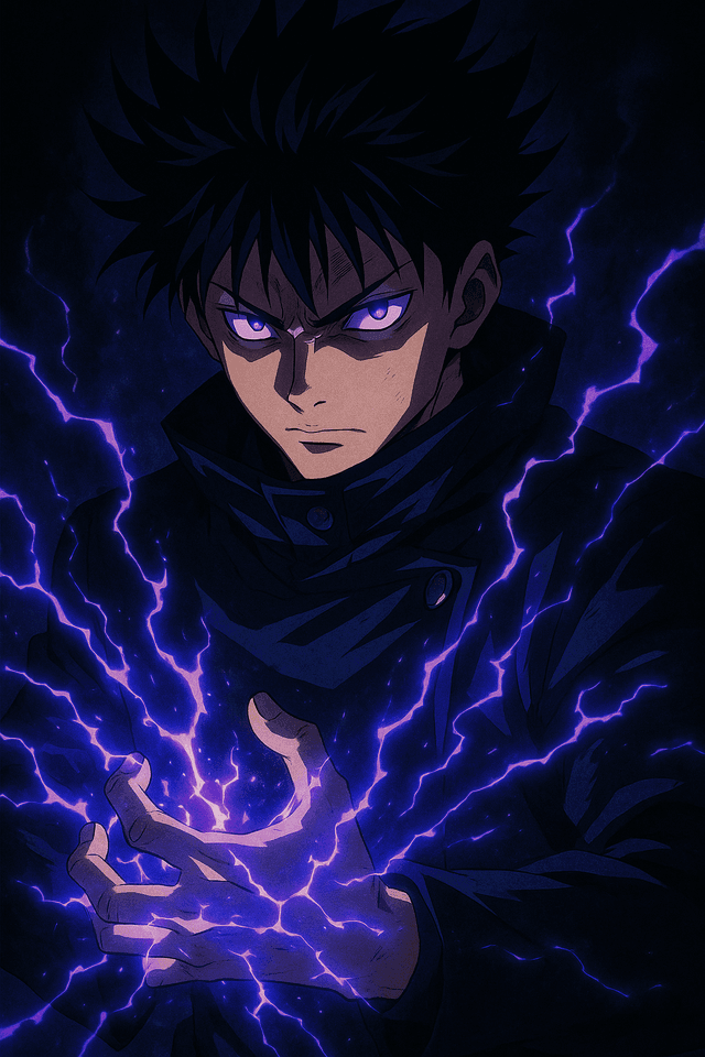 JJK-style anime portrait